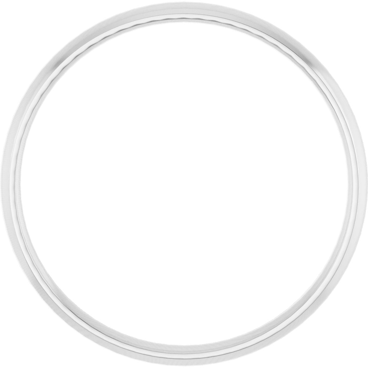 Ultra-Lightweight Comfort-Fit Half Round Band