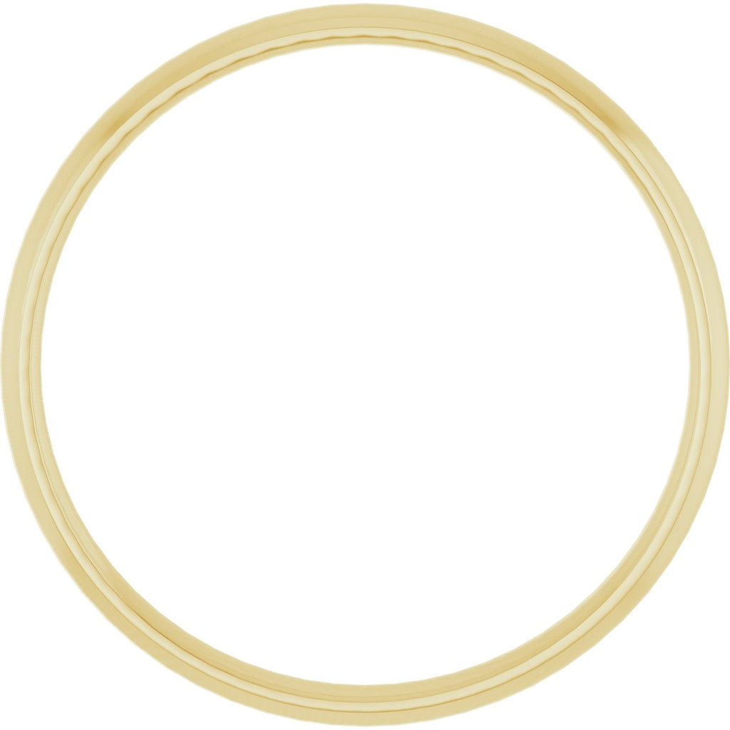 Ultra-Lightweight Comfort-Fit Half Round Band