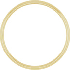 Ultra-Lightweight Comfort-Fit Half Round Band