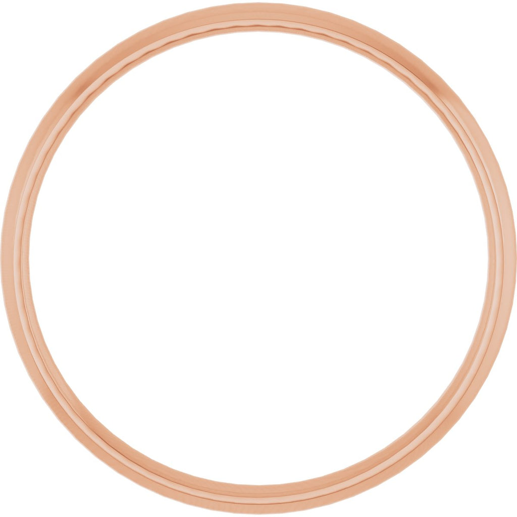 Ultra-Lightweight Comfort-Fit Half Round Band