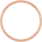Ultra-Lightweight Comfort-Fit Half Round Band