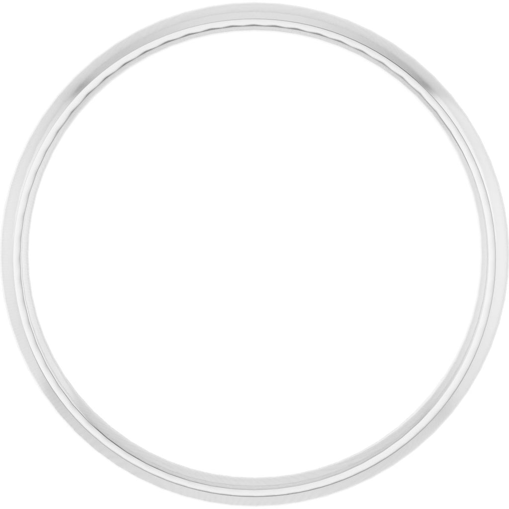 Ultra-Lightweight Comfort-Fit Half Round Band