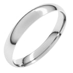 Ultra-Lightweight Comfort-Fit Half Round Band