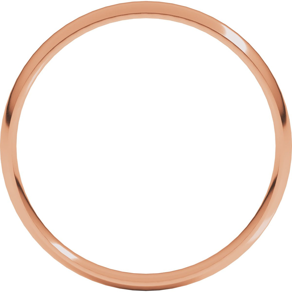 Ultra-Lightweight Comfort-Fit Half Round Band