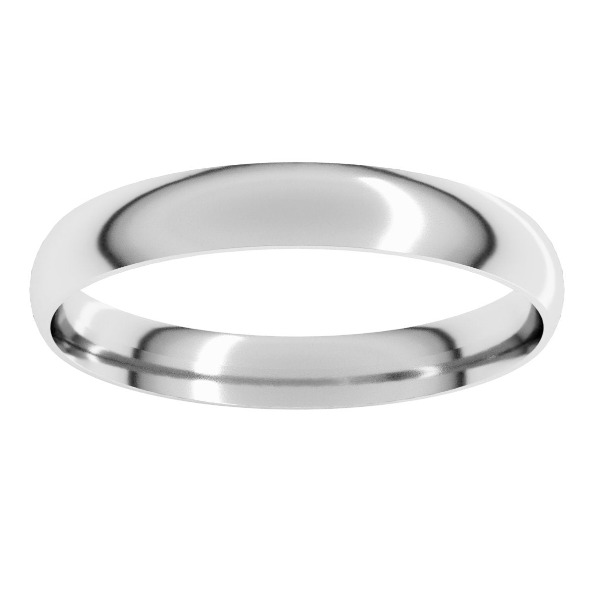 Ultra-Lightweight Comfort-Fit Half Round Band