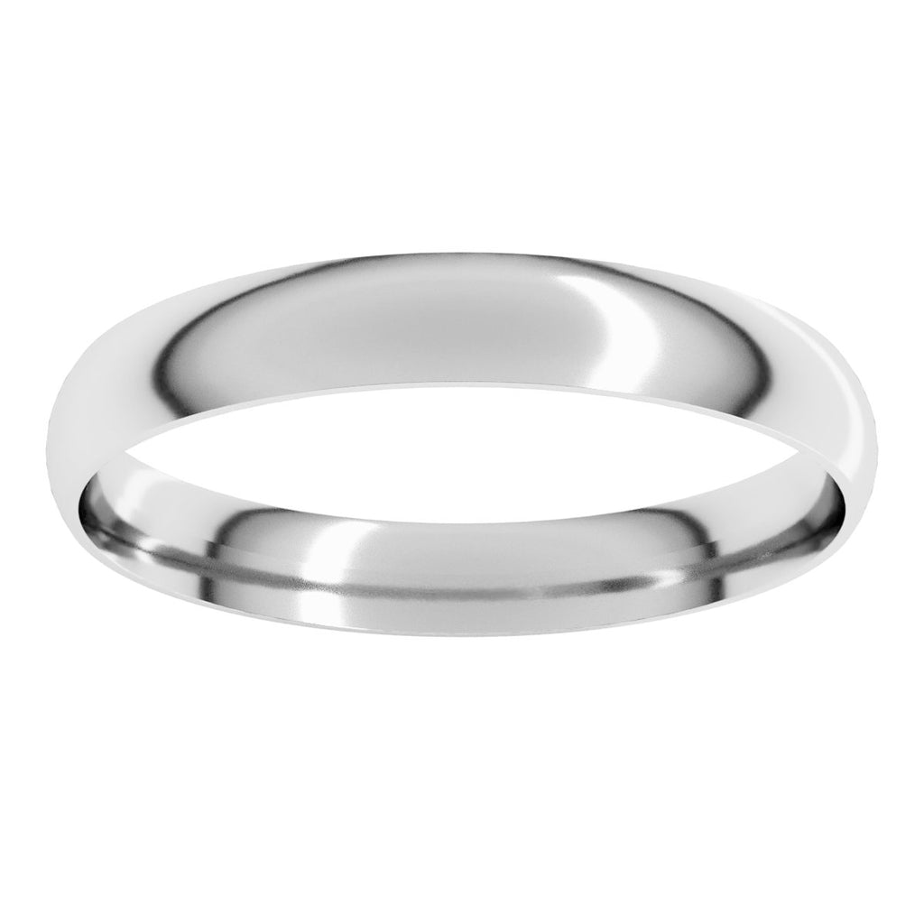 Ultra-Lightweight Comfort-Fit Half Round Band