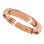 Ultra-Lightweight Comfort-Fit Half Round Band