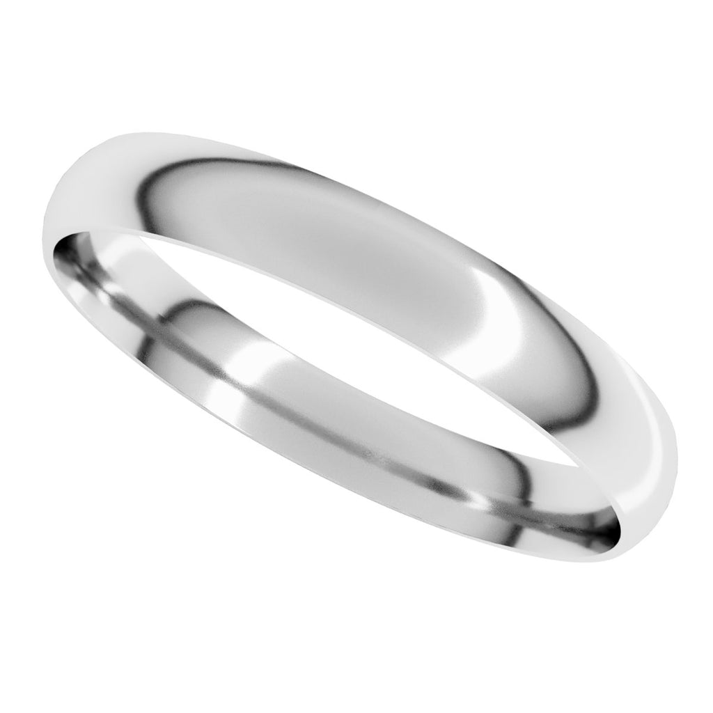 Ultra-Lightweight Comfort-Fit Half Round Band