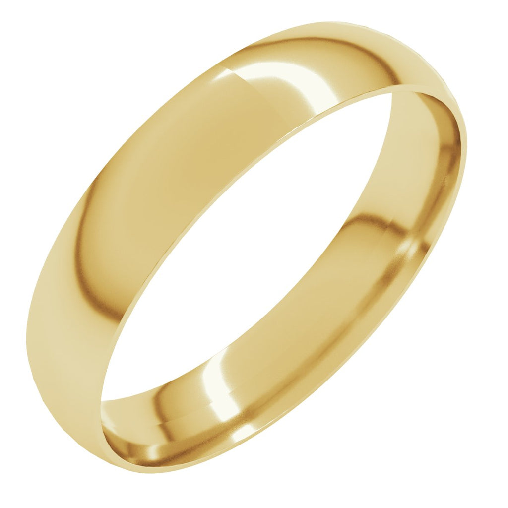 Ultra-Lightweight Comfort-Fit Half Round Band