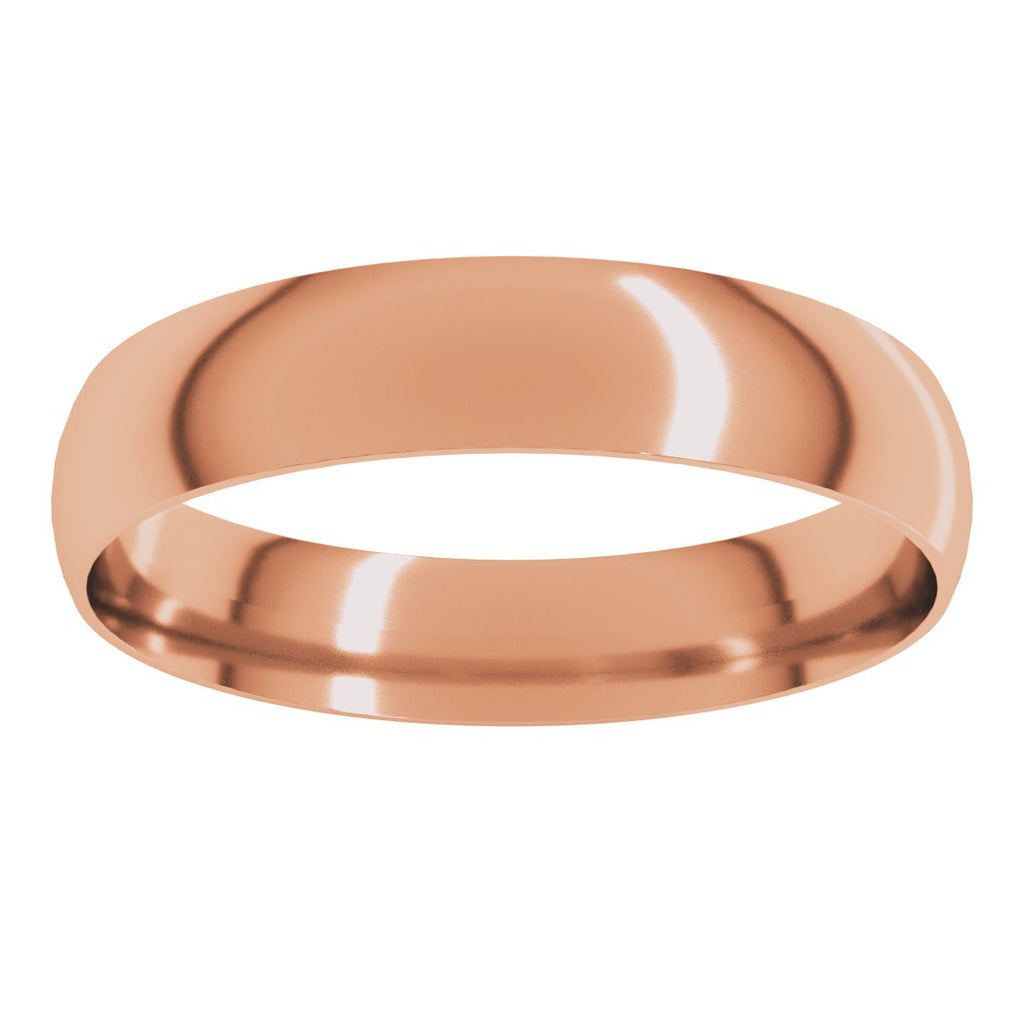 Ultra-Lightweight Comfort-Fit Half Round Band