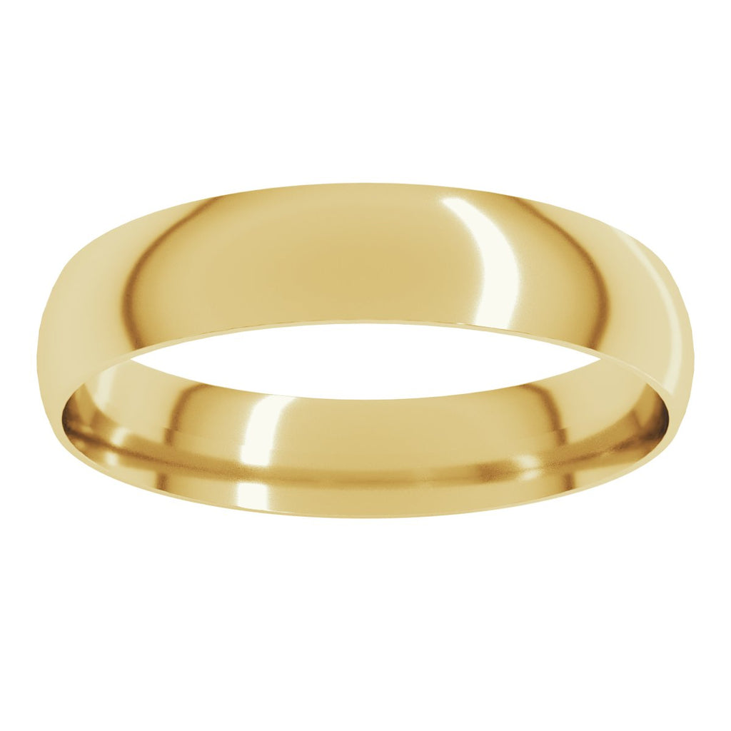 Ultra-Lightweight Comfort-Fit Half Round Band