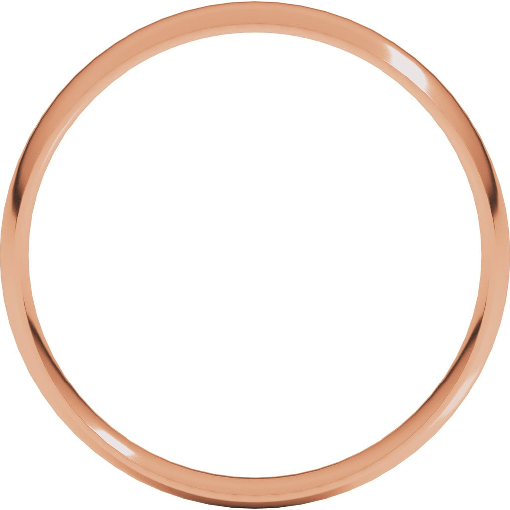 Ultra-Lightweight Comfort-Fit Half Round Band