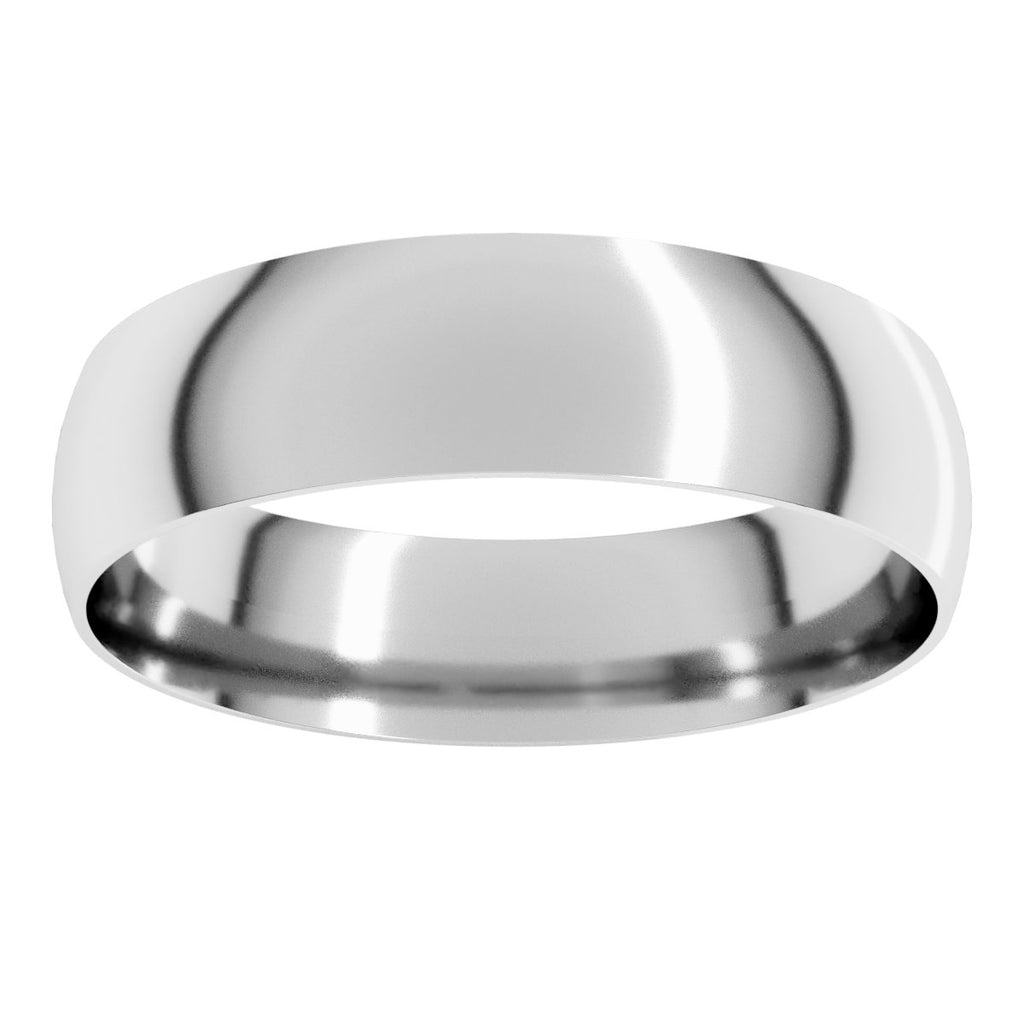 Ultra-Lightweight Comfort-Fit Half Round Band
