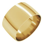 Ultra-Lightweight Comfort-Fit Half Round Band