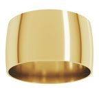 Ultra-Lightweight Comfort-Fit Half Round Band