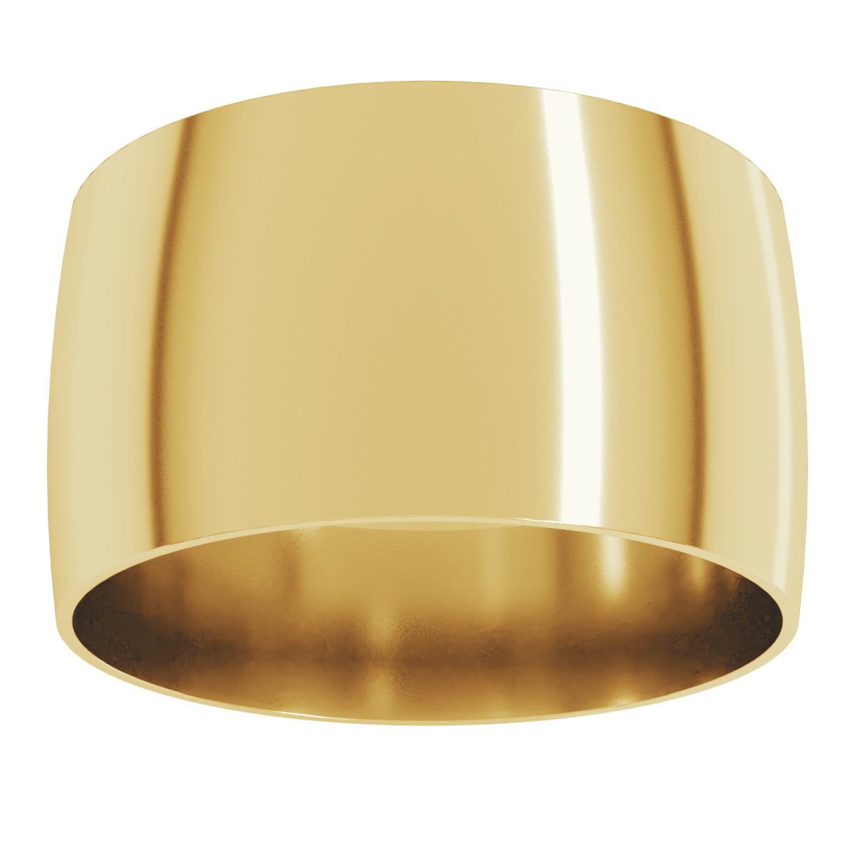 Ultra-Lightweight Comfort-Fit Half Round Band