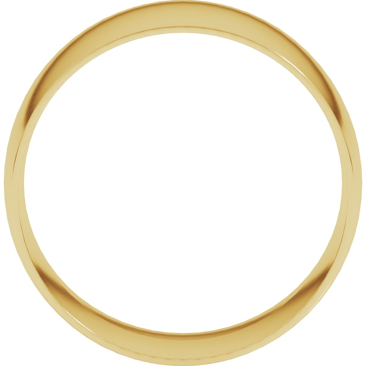Ultra-Lightweight Comfort-Fit Half Round Band