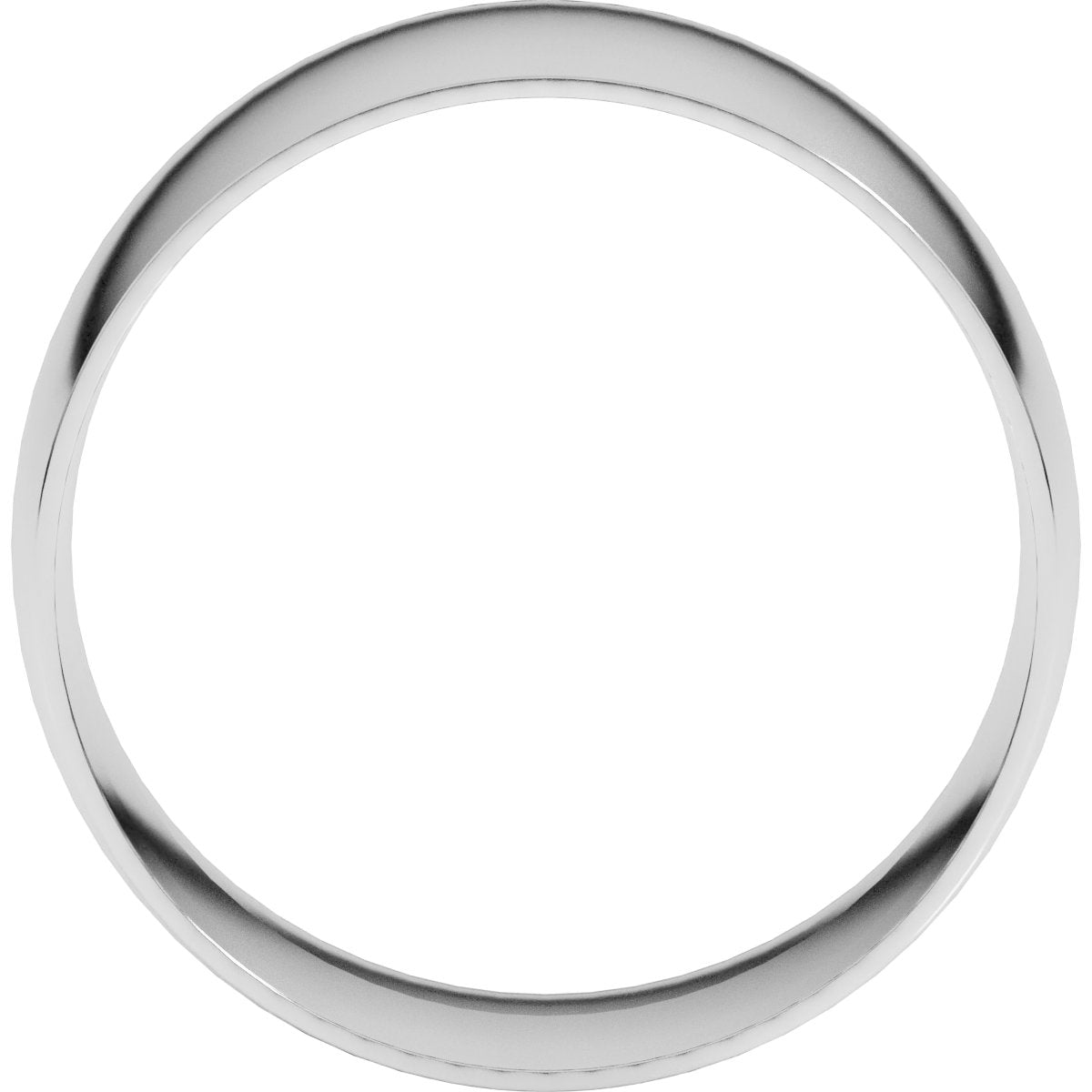 Ultra-Lightweight Comfort-Fit Half Round Band