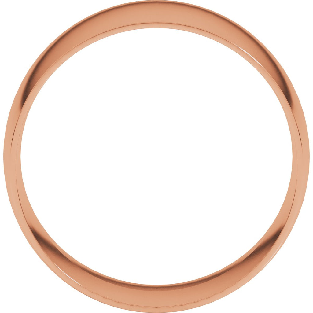 Ultra-Lightweight Comfort-Fit Half Round Band