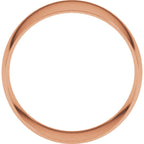 Ultra-Lightweight Comfort-Fit Half Round Band