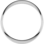 Ultra-Lightweight Comfort-Fit Half Round Band