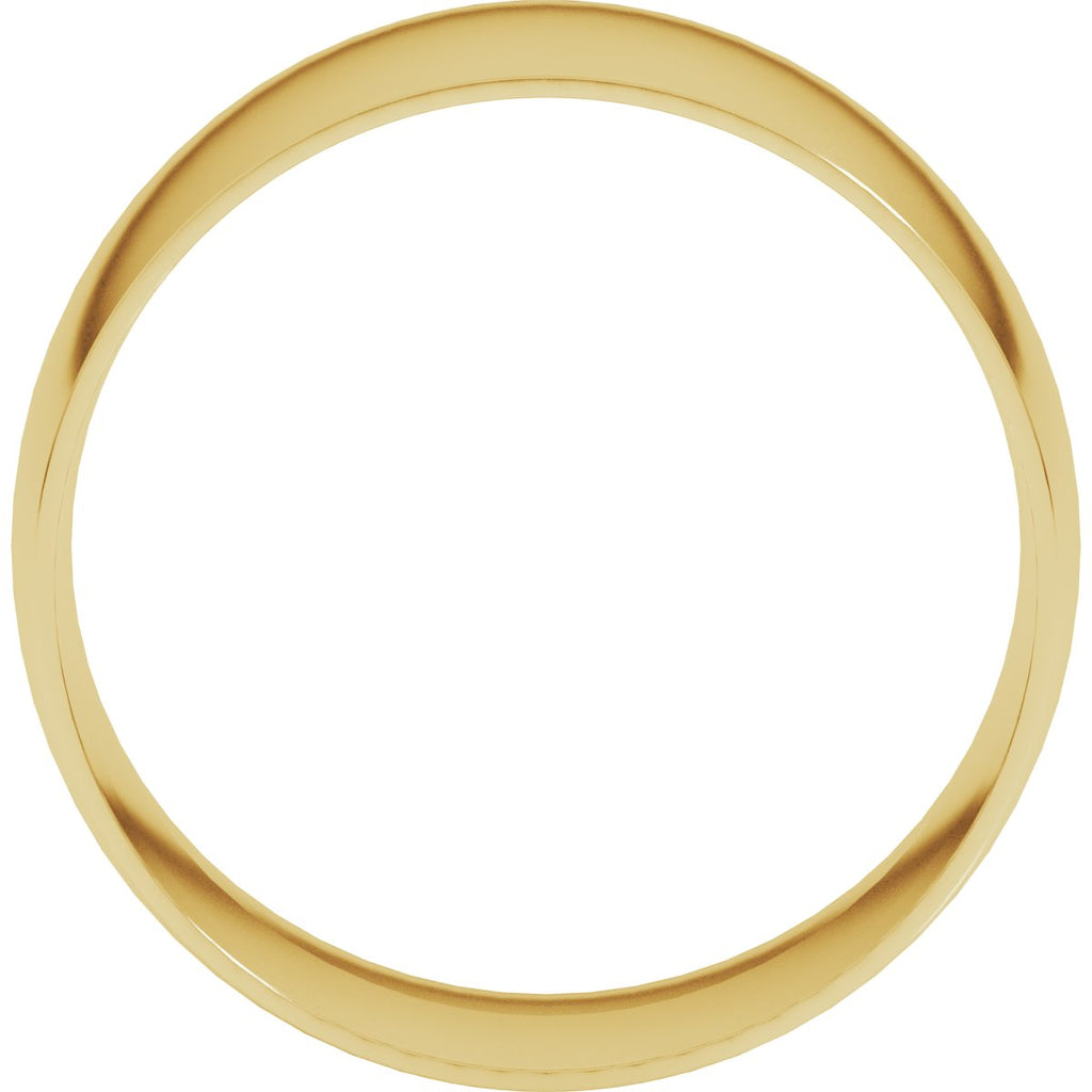 Ultra-Lightweight Comfort-Fit Half Round Band