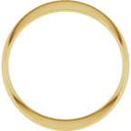 Ultra-Lightweight Comfort-Fit Half Round Band