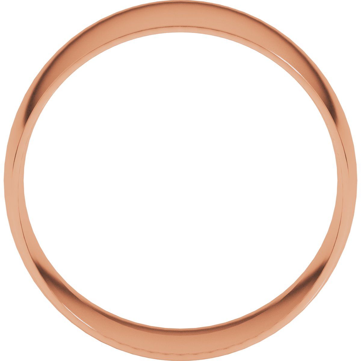 Ultra-Lightweight Comfort-Fit Half Round Band