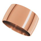 Ultra-Lightweight Comfort-Fit Half Round Band