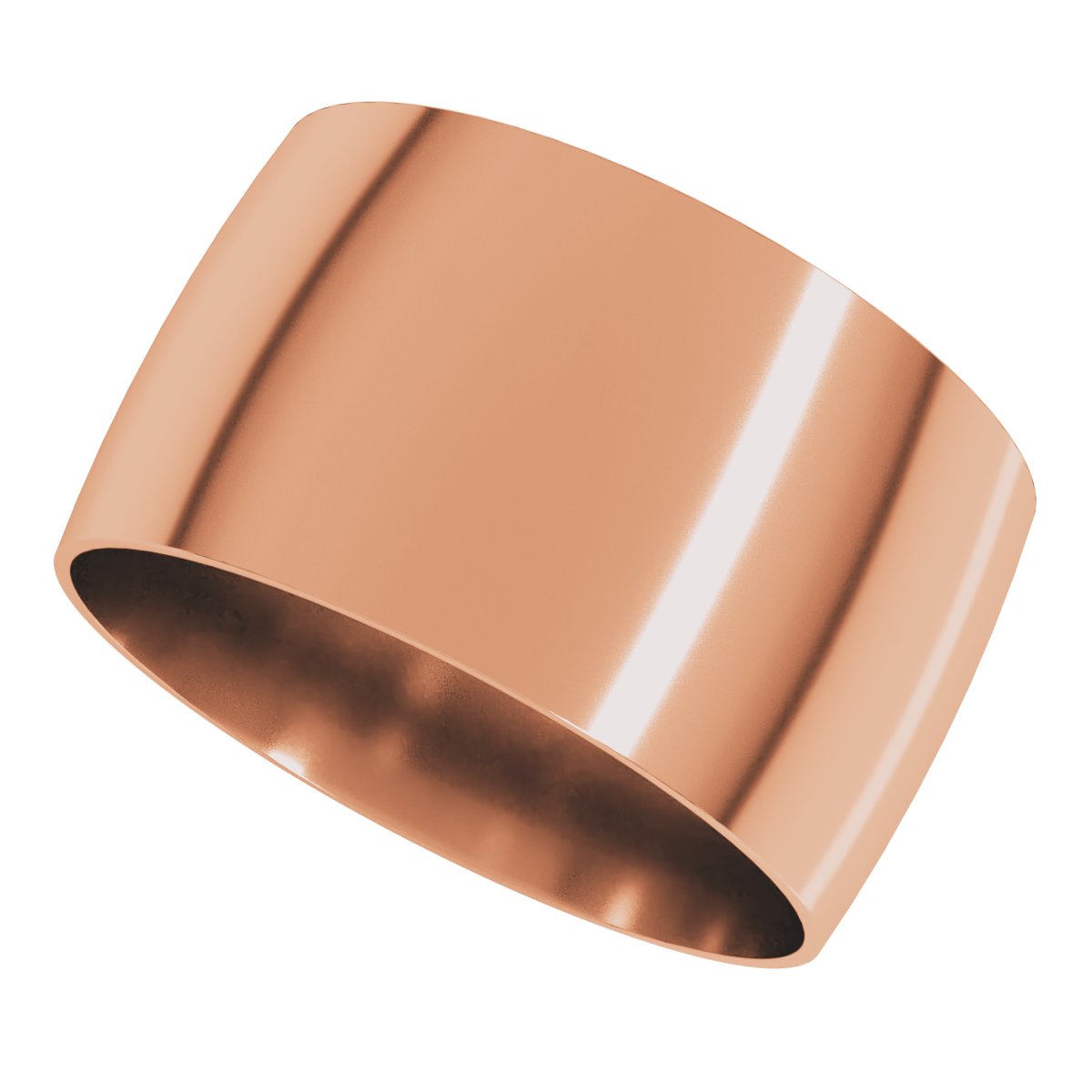 Ultra-Lightweight Comfort-Fit Half Round Band