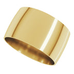 Ultra-Lightweight Comfort-Fit Half Round Band