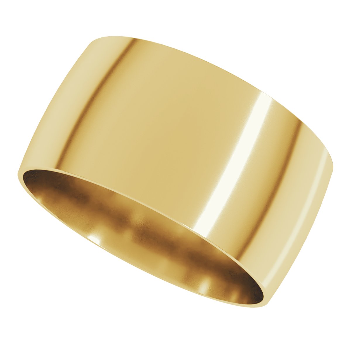 Ultra-Lightweight Comfort-Fit Half Round Band