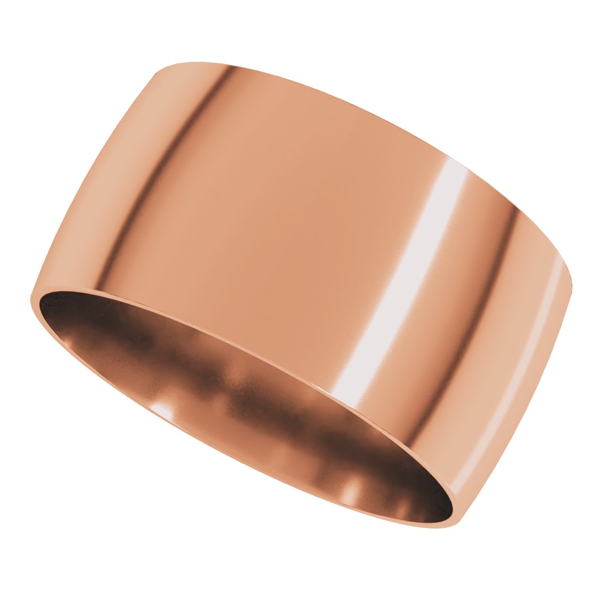 Ultra-Lightweight Comfort-Fit Half Round Band