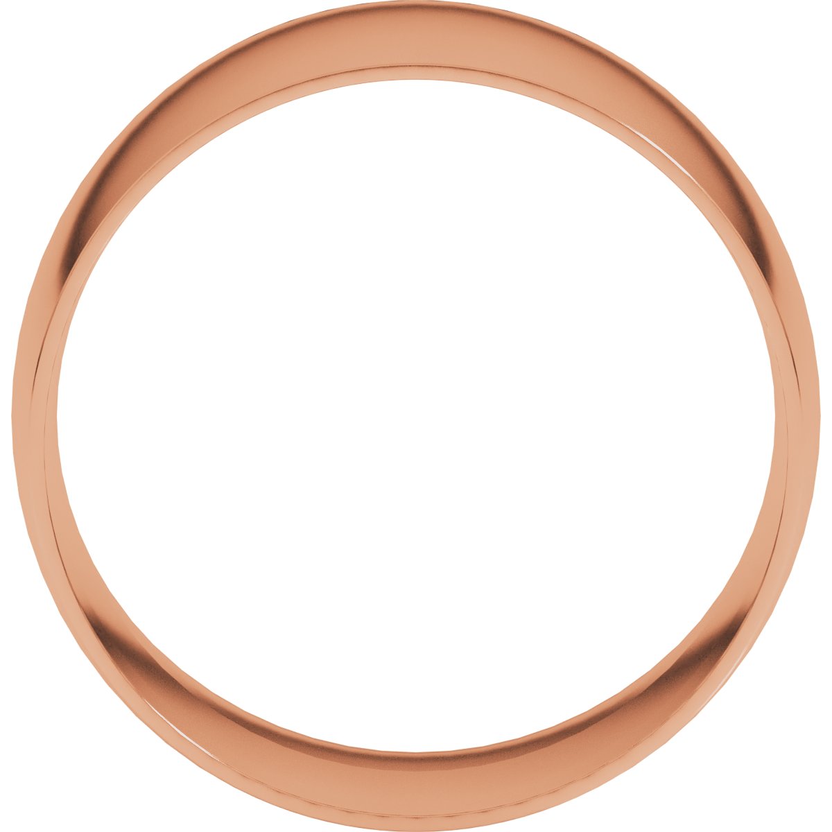 Ultra-Lightweight Comfort-Fit Half Round Band
