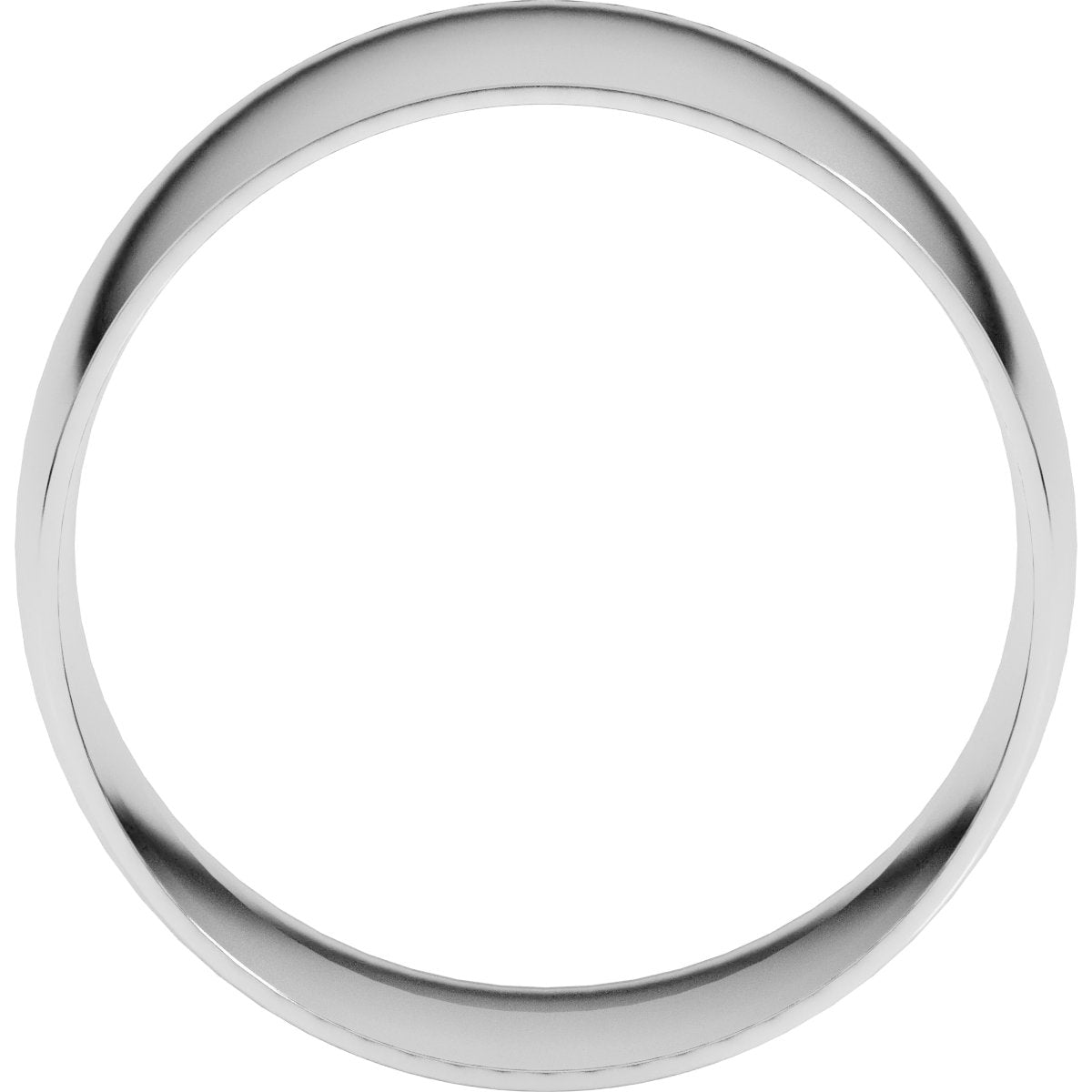 Ultra-Lightweight Comfort-Fit Half Round Band