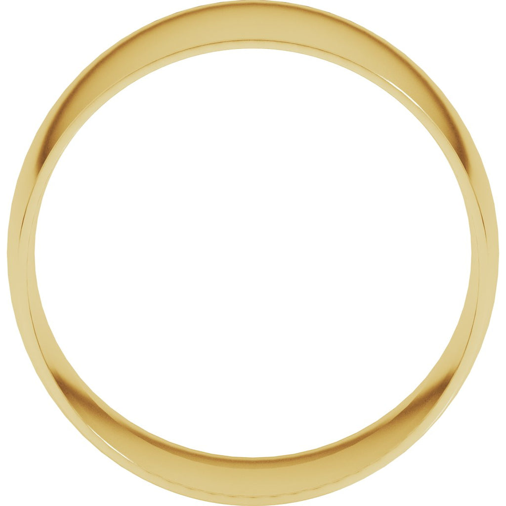 Ultra-Lightweight Comfort-Fit Half Round Band