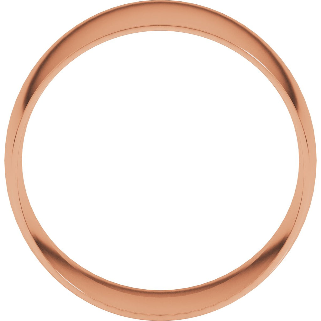 Ultra-Lightweight Comfort-Fit Half Round Band