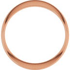Ultra-Lightweight Comfort-Fit Half Round Band