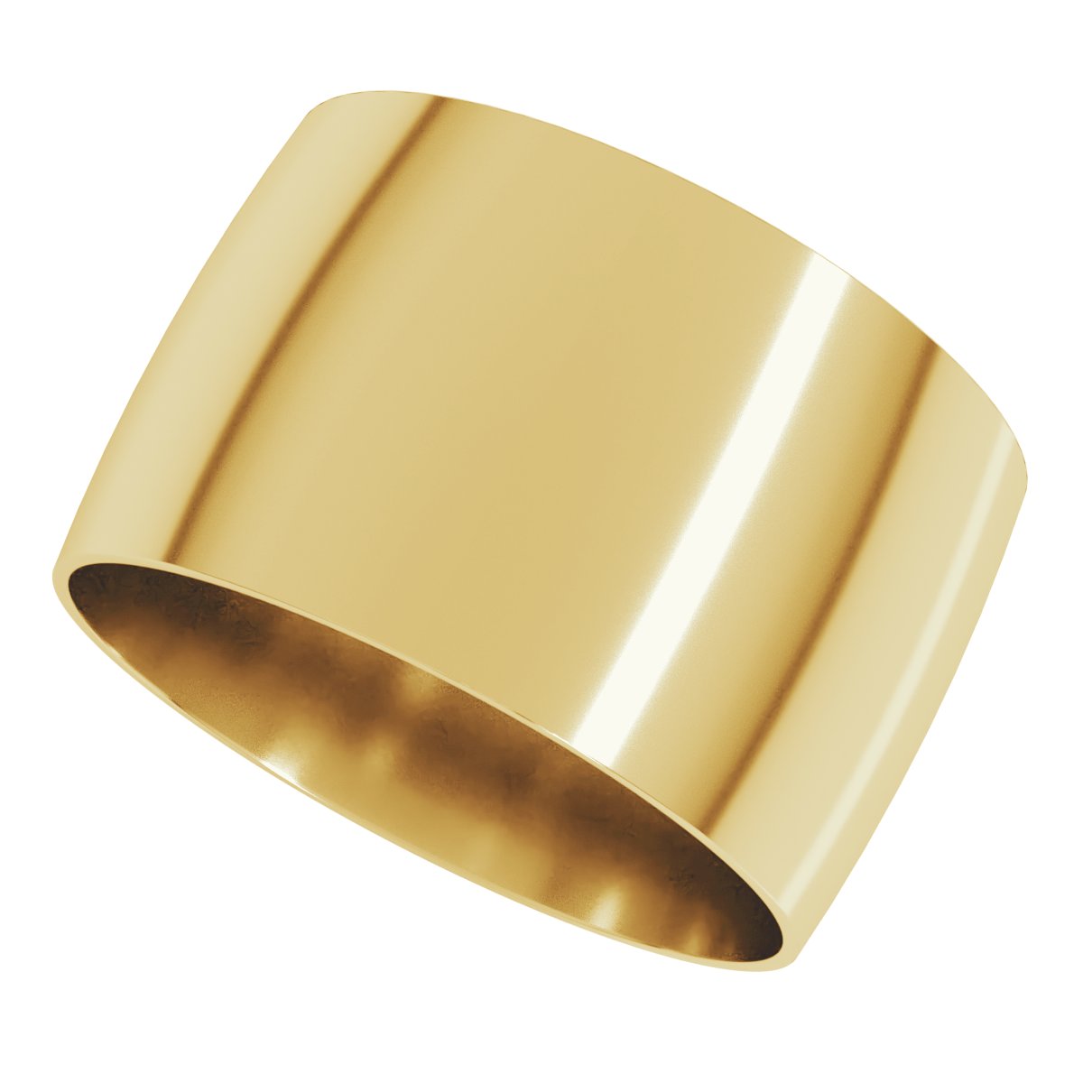 Ultra-Lightweight Comfort-Fit Half Round Band