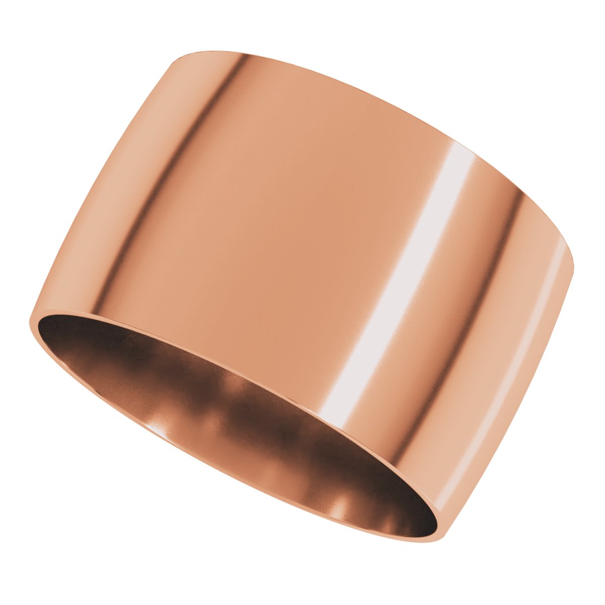 Ultra-Lightweight Comfort-Fit Half Round Band