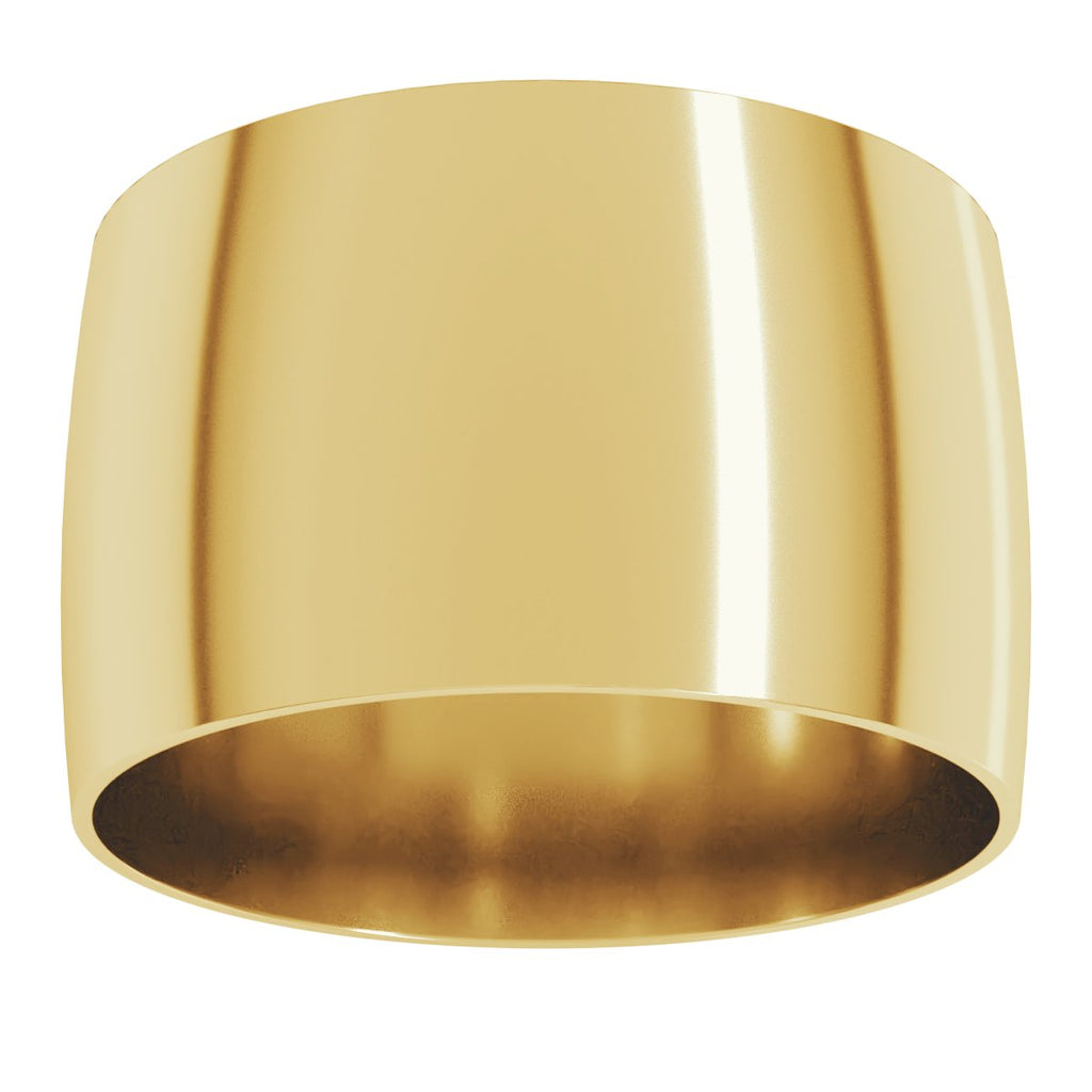 Ultra-Lightweight Comfort-Fit Half Round Band