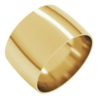 Ultra-Lightweight Comfort-Fit Half Round Band