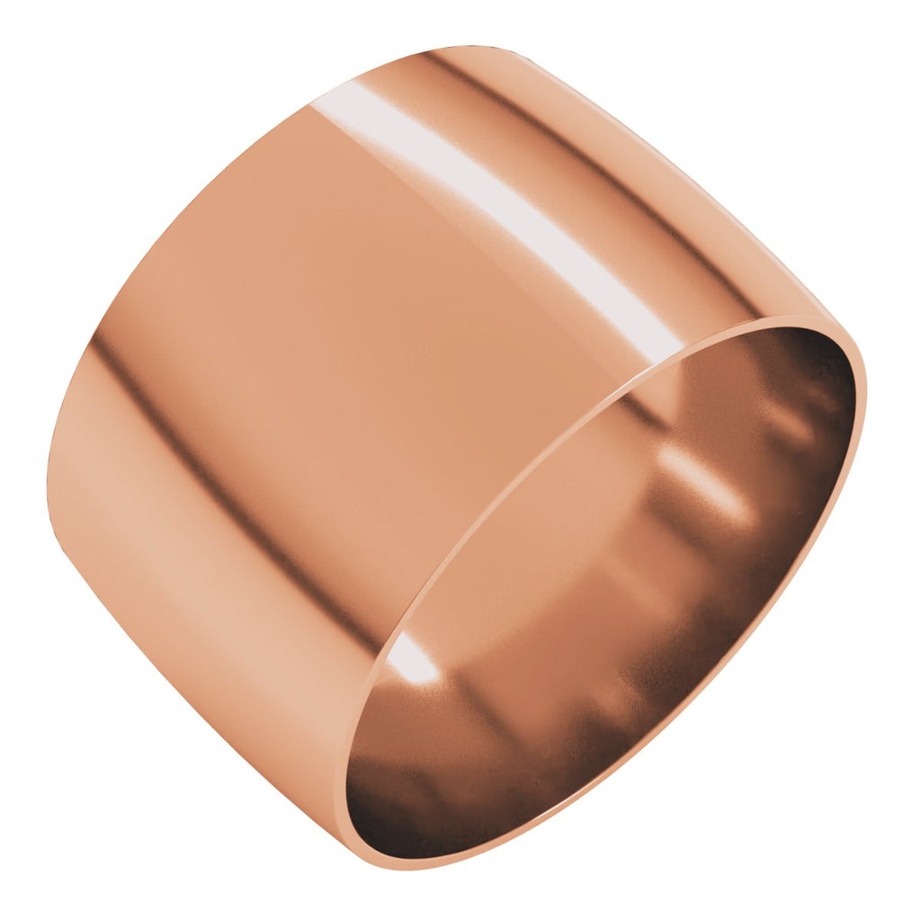 Ultra-Lightweight Comfort-Fit Half Round Band