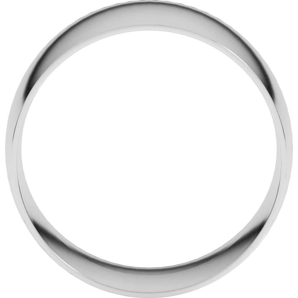 Ultra-Lightweight Comfort-Fit Half Round Band