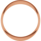 Ultra-Lightweight Comfort-Fit Half Round Band