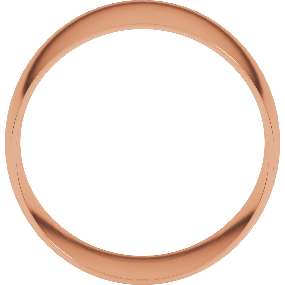 Ultra-Lightweight Comfort-Fit Half Round Band