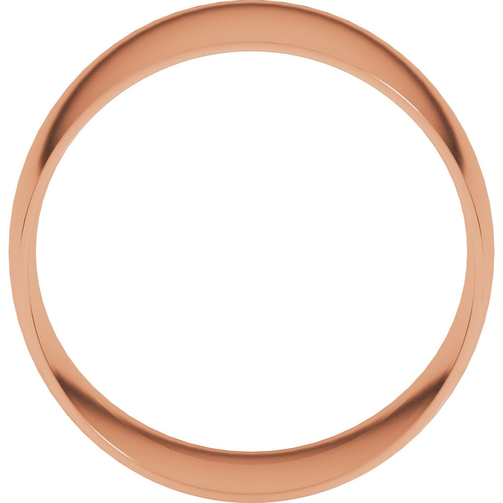 Ultra-Lightweight Comfort-Fit Half Round Band