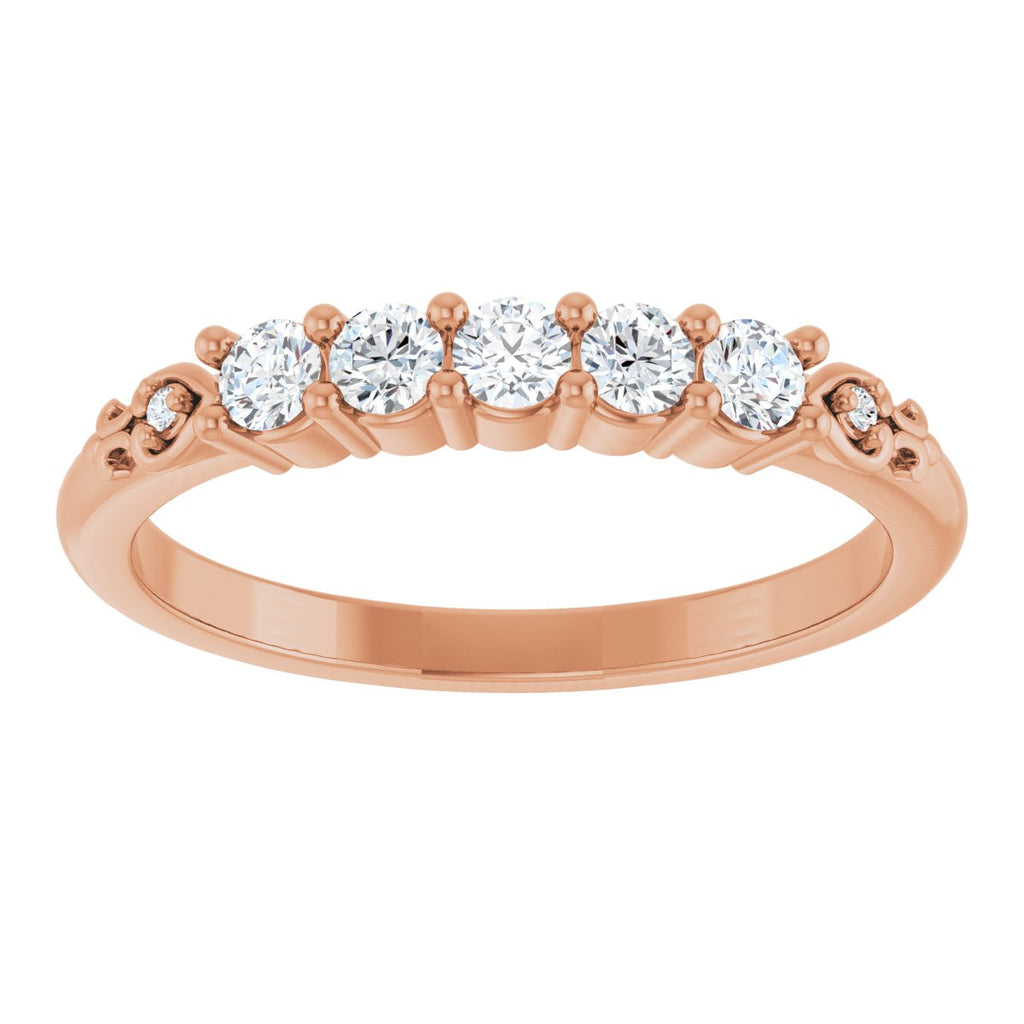 Five-Stone Anniversary Band