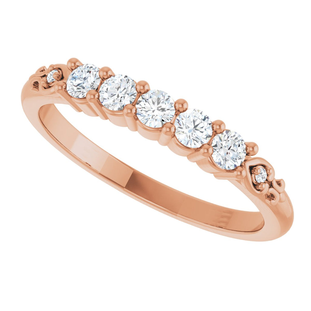 Five-Stone Anniversary Band