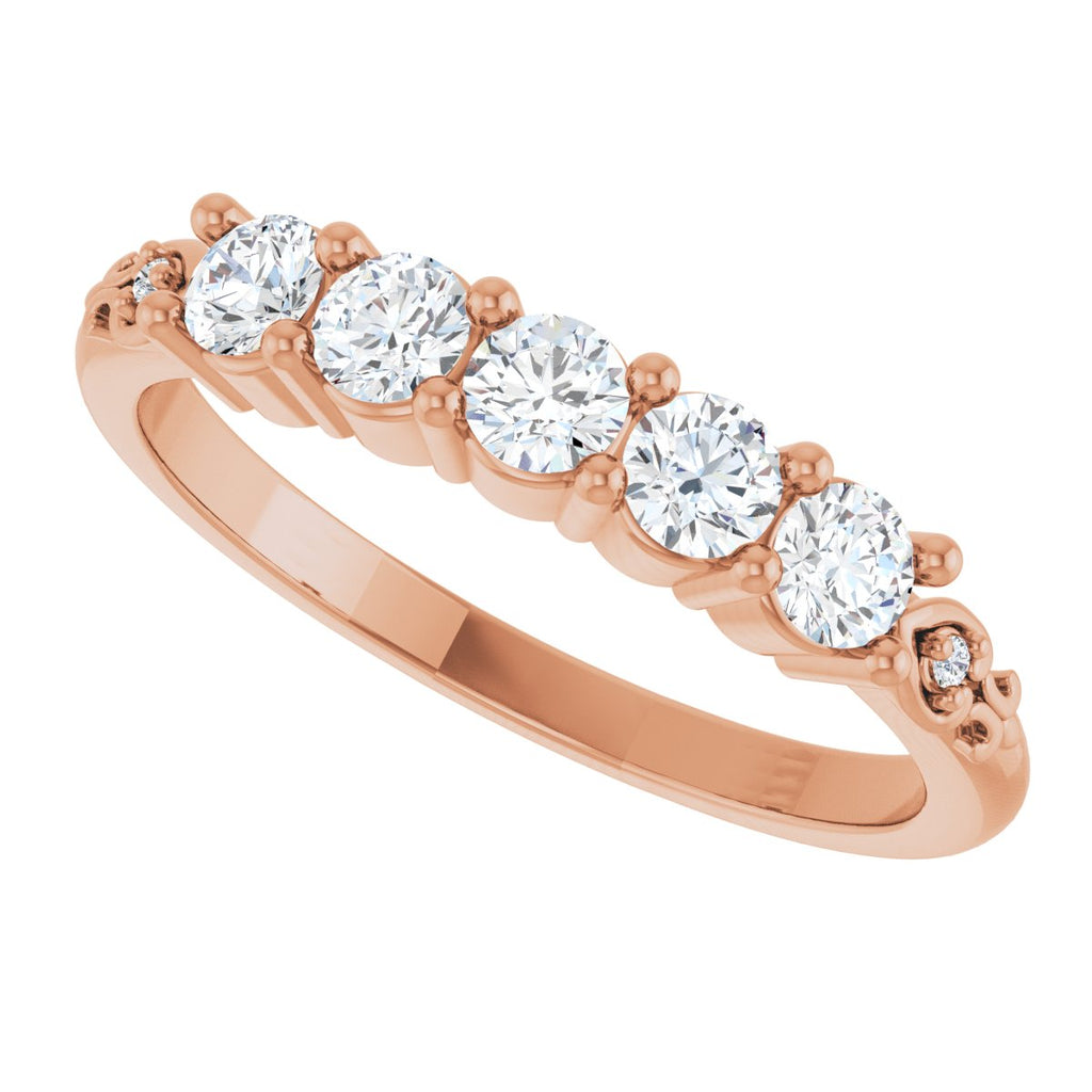 Five-Stone Anniversary Band